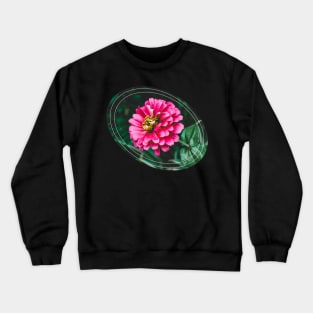 Common Zinnia, Zinnia Elegans Crewneck Sweatshirt